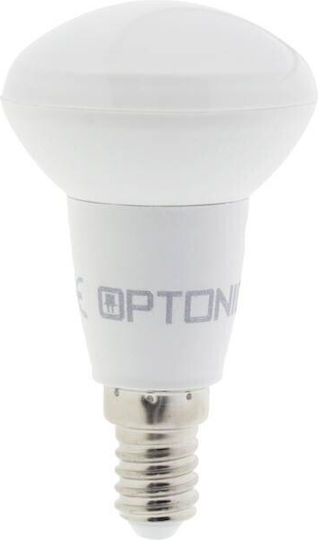 Optonica Λάμπα LED 6W για Ντουί E14 και Σχήμα R50 Ψυχρό Λευκό 450lm