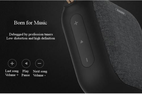 Remax RB-M15 Ηχείο Bluetooth 3W με Διάρκεια Μπαταρίας έως 5 ώρες Μαύρο