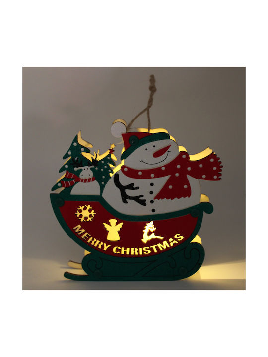 Διακοσμητικό Christmas Illuminated Ornament White 14x14cm