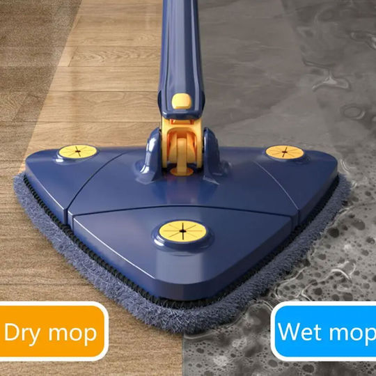 Mop Triunghiular Rotativ cu Microfibre 104859