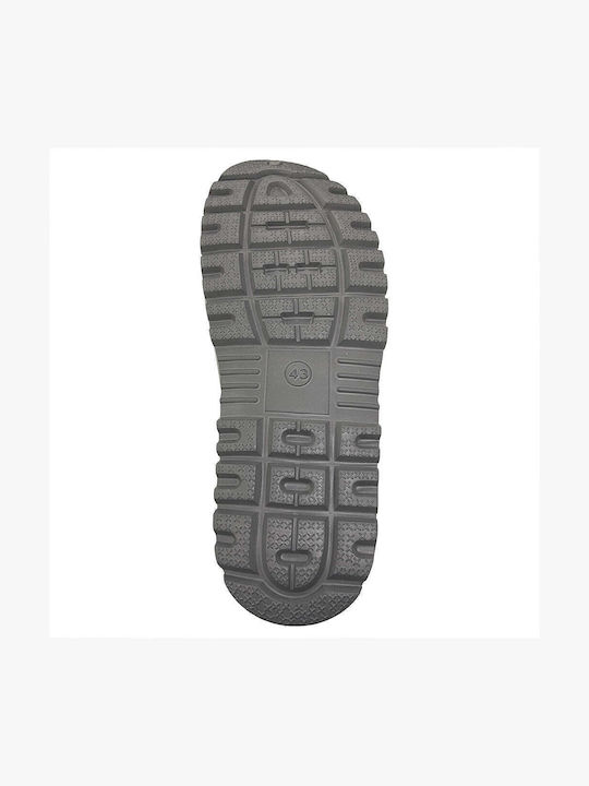 Ustyle Ανδρικές Γαλότσες Εργασίας με Γούνα Γκρι