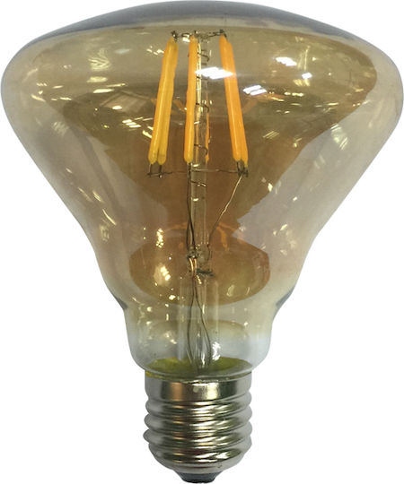 Diolamp LED-Lampe 6W 95mm für Fassung E27 Warmes Weiß 610lm Dimmbar