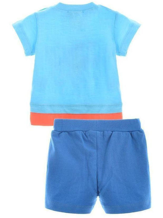 Marasil Kinder Set mit Shorts Sommer 2Stück Hellblau