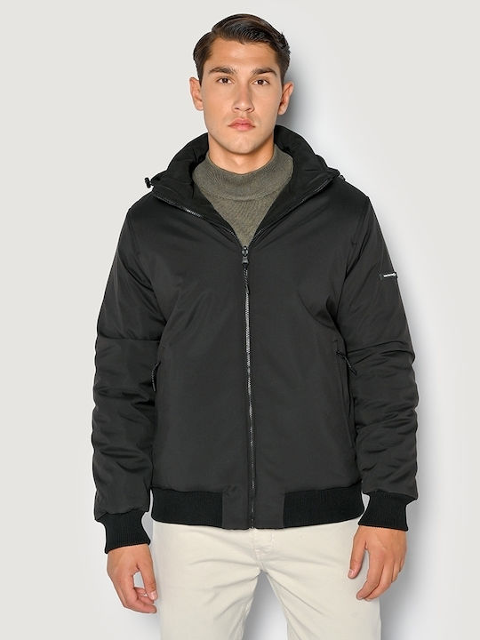 Brokers Jeans Men's Winter Jacket Black