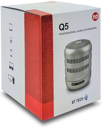 Q5 Bluetooth Speaker 4W with Radio and Battery Life up to 5 hours Gold