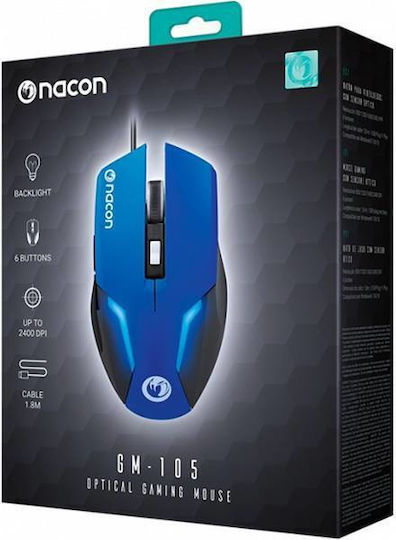 Nacon GM-105 Gaming Mouse Blue