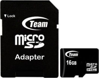 TeamGroup microSDHC 16GB Klasse 4 Standard-Geschwindigkeit mit Adapter