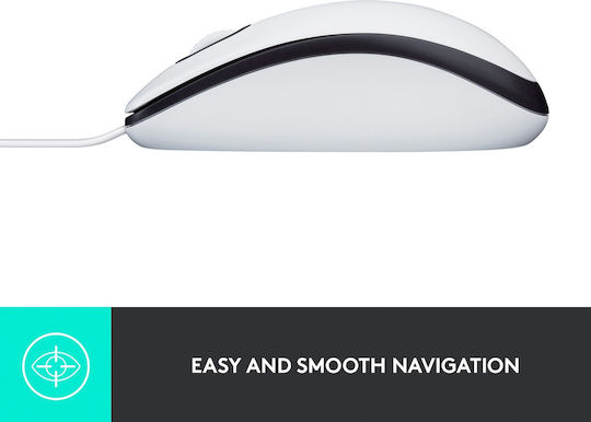 Logitech M100 С кабел Мишка Бял
