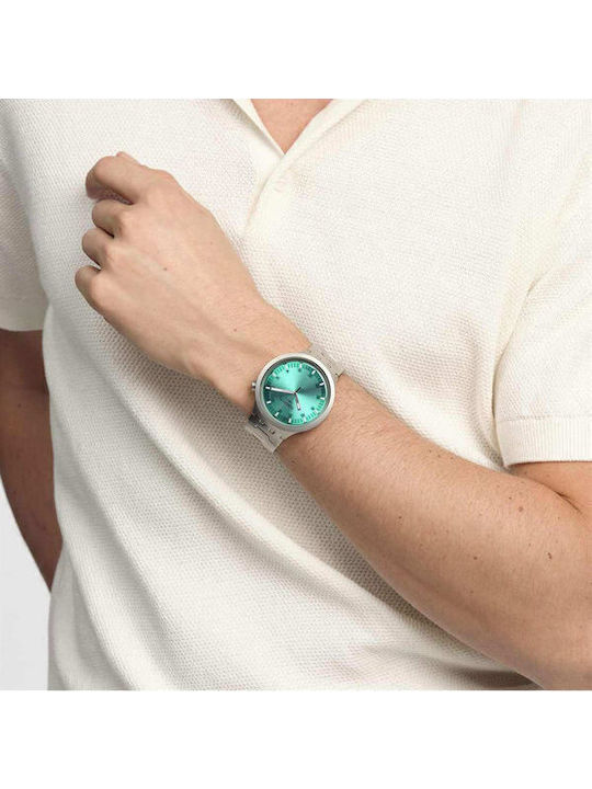 Swatch Shimmer Ρολόι Μπαταρίας με Μεταλλικό Μπρασελέ