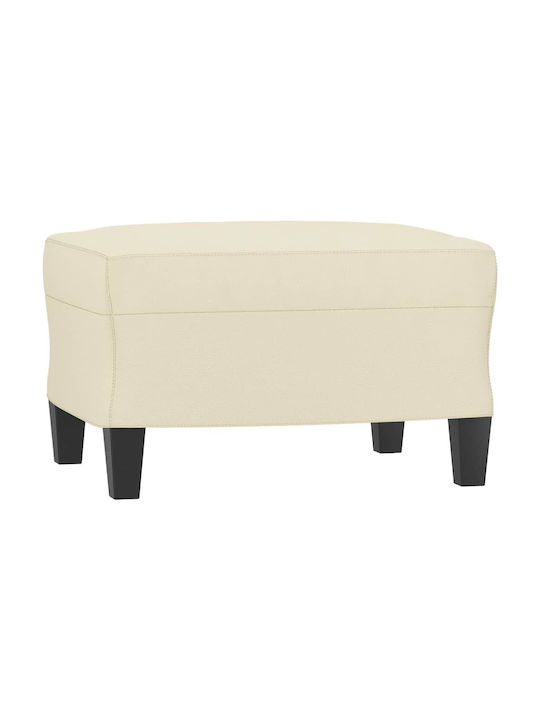 Living Room Furniture Set 3-Seater & 2-Seater & Armchair & Stool Beige