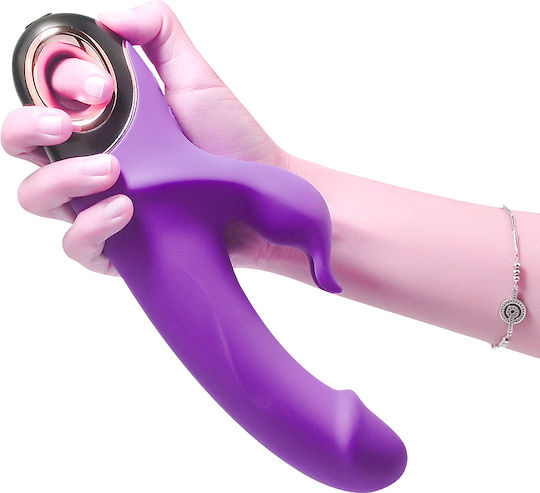Kinksters Δονητής Rabbit 22cm Μωβ