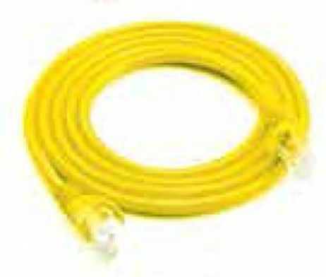 Lineme U/UTP Cat.6e (Висока Скорост) Мрежов Кабел Ethernet 1м Жълт
