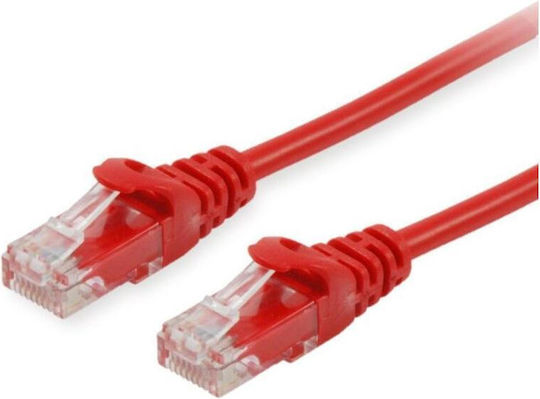 Equip U/UTP Cat.6 Gigabit Network Cable Ethernet 0.5m Red