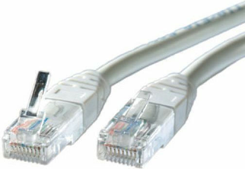 Roline U/UTP Cat.5e Ethernet Network Cable 2m Gray 1pcs