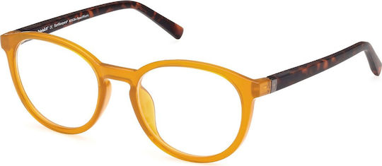 Timberland Männlich Kunststoff Brillenrahmen Gelb TB1780 047