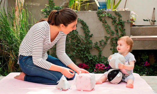Minene Baby Toy Fun Pyramid Black / Grey