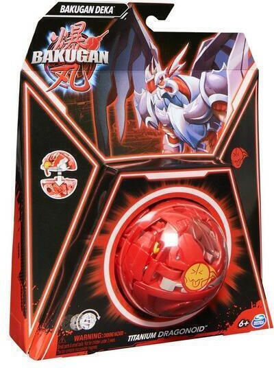 Spin Master Παιχνίδι Μινιατούρα Bakugan Deka Titanium Dragonoid για 6+ Ετών