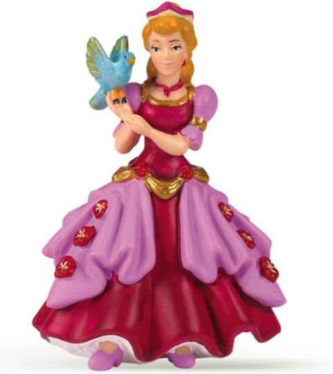 Papo Miniature Toy Pink Princess with Bird 9.06cm