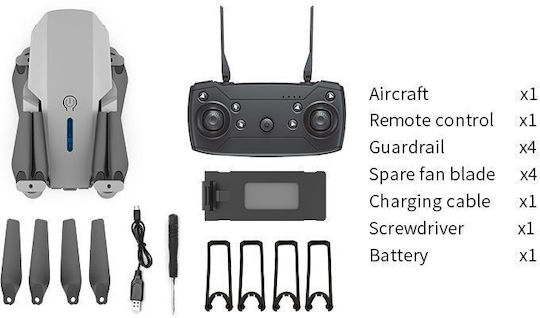 DLB E88 Pro Drone με 2K Κάμερα Grey