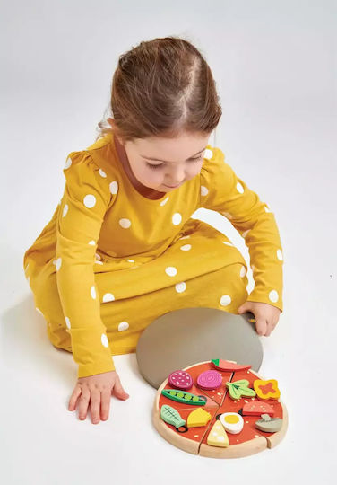 Tender Leaf Toys Holz Pizza Für Kinder Ab 3 Jahren 19 Stück