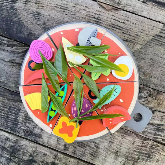 Tender Leaf Toys Holz Pizza Für Kinder Ab 3 Jahren 19 Stück
