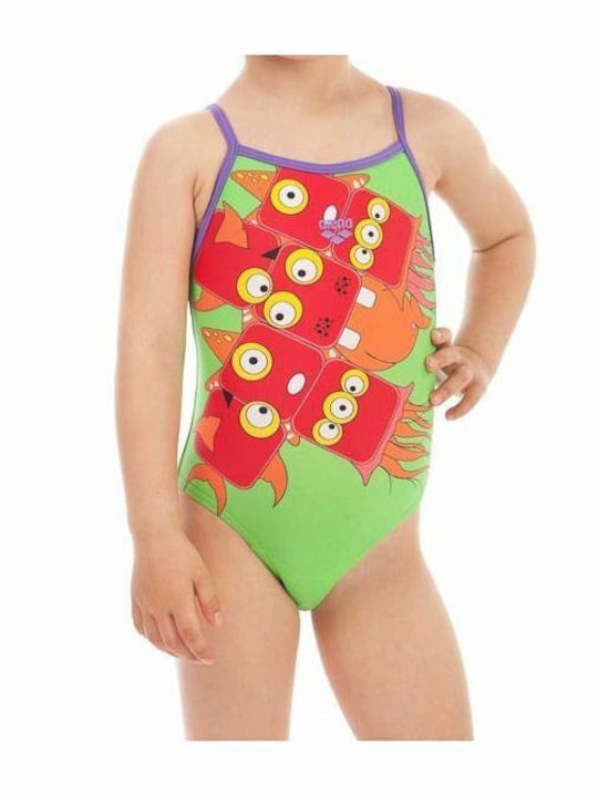 Arena Kids Swimwear One-Piece Training Green