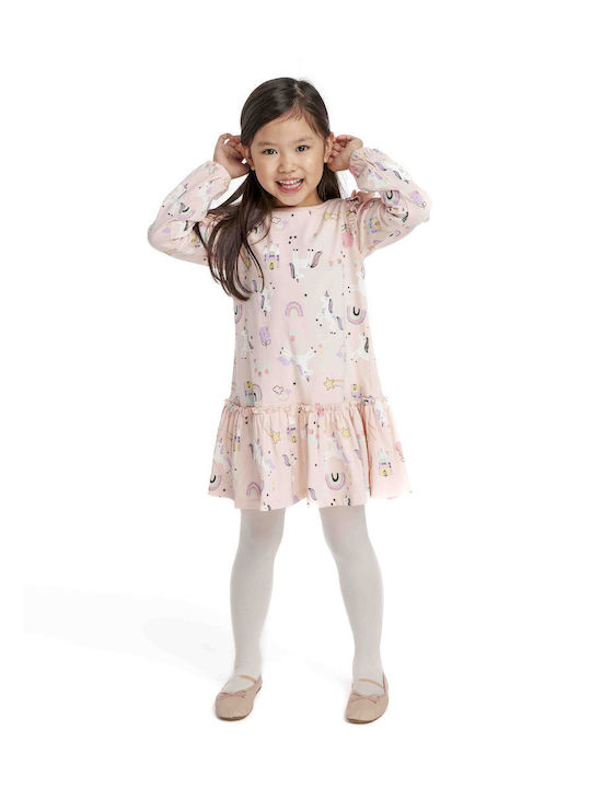 Minoti Kids Dress Pink