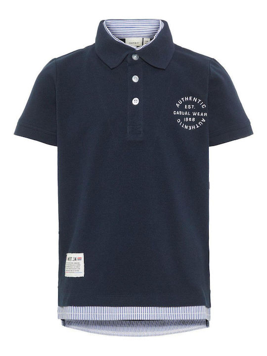 Name It Kids Polo Short Sleeve Navy Blue