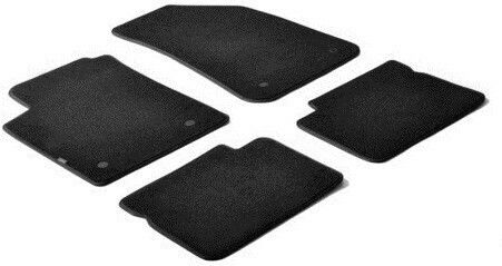 Lampa Set of Front and Rear Mats 4pcs for Fiat Bravo Black