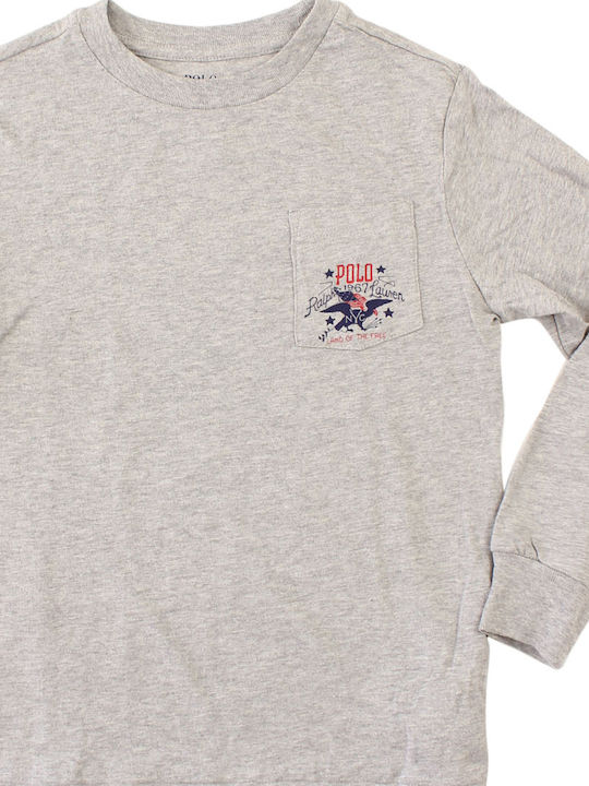 Kinderhemd Langarm Gray