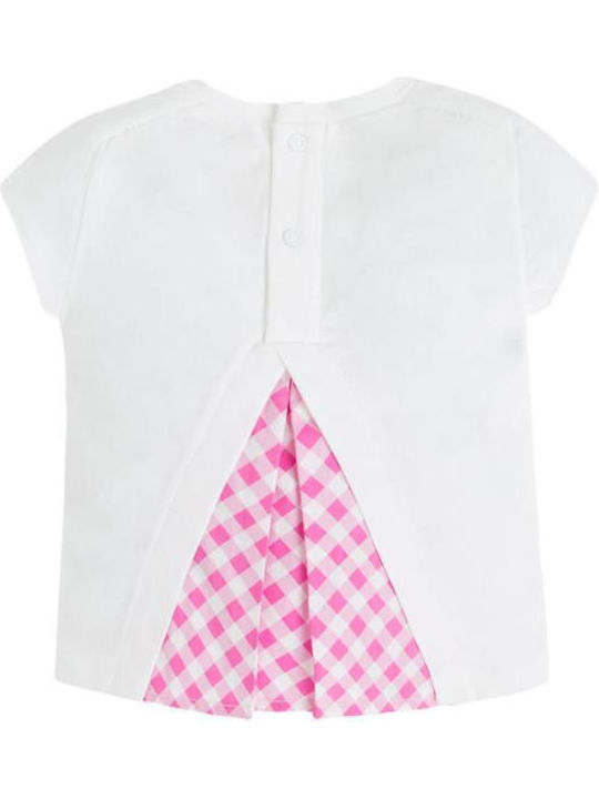 Mayoral Kids Blouse Short Sleeve White