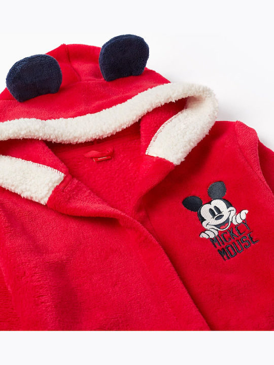Zippy Kids' Robe Winter Fleece Red