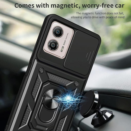 Sliding Camera Back Cover Πλαστικό Πράσινο (Moto G53)