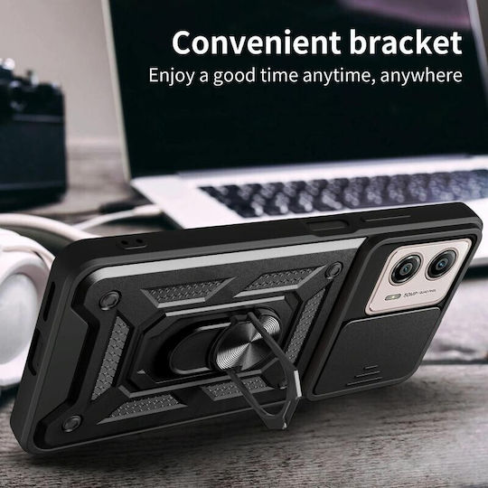 Sliding Camera Back Cover Πλαστικό Πράσινο (Moto G53)