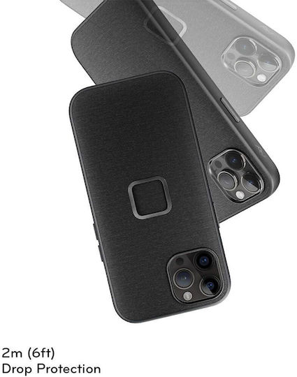 Peak Design Back Cover Υφασμάτινο / Σιλικόνης 2mm Γκρι (iPhone 15 Plus)