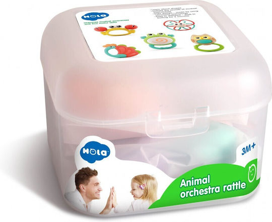 Hola Toys Σετ Κουδουνίστρες για 3+ Μηνών