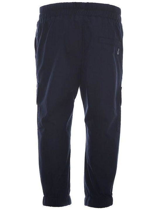 Marasil Kids Trousers Navy Blue με Λάστιχο στη Μέση