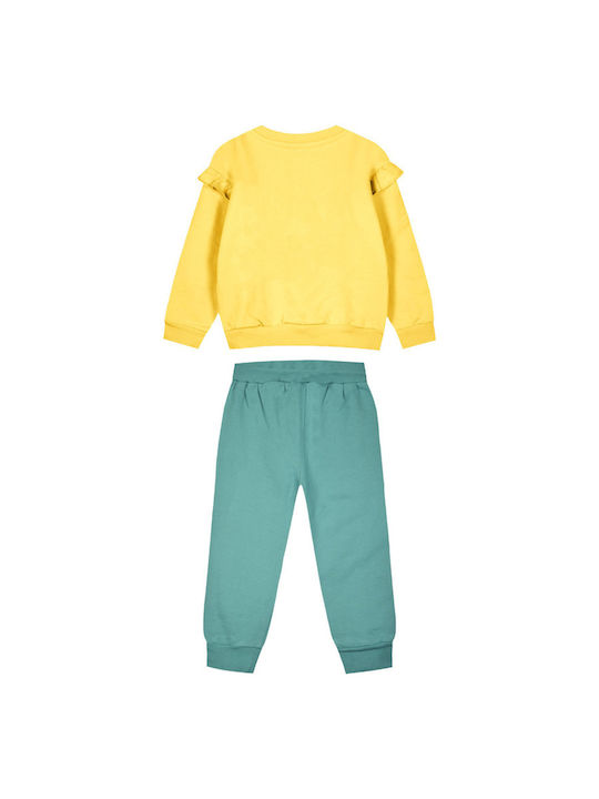 Kids Sweatpants Set Bay Leaf Mint 2pcs