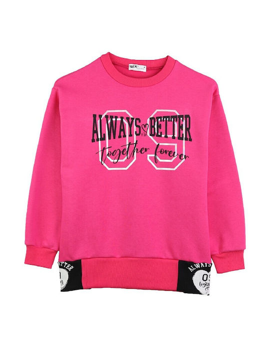 Nek Kids Wear Set pentru copii cu Colanți Magazin online de iarnă 2buc Fuchsia