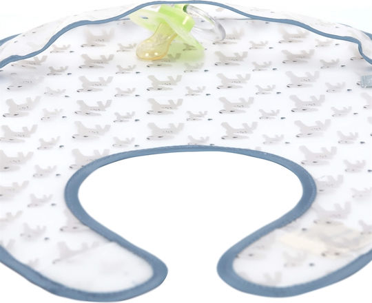 Laessig Lela Waterproof Лигавник Пластмаса със закопчалка за обръч и примка Светлосиня