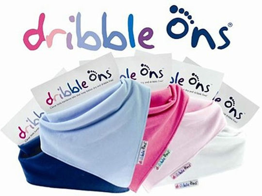 Dribble Ons Bandana material textil cu buton Albastră