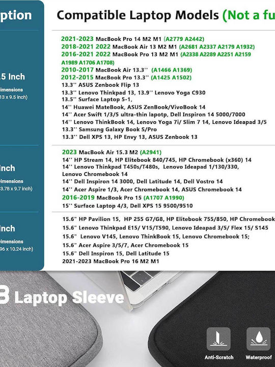ZYB Laptop-Hülle 13" Gray 1000-42210106