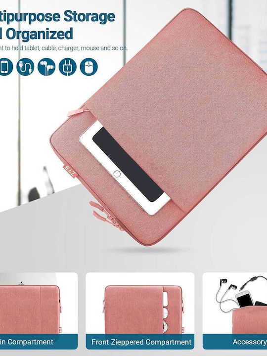 ZYB Αδιάβροχη Θήκη για Laptop 13" σε Ροζ χρώμα 1000-42210107