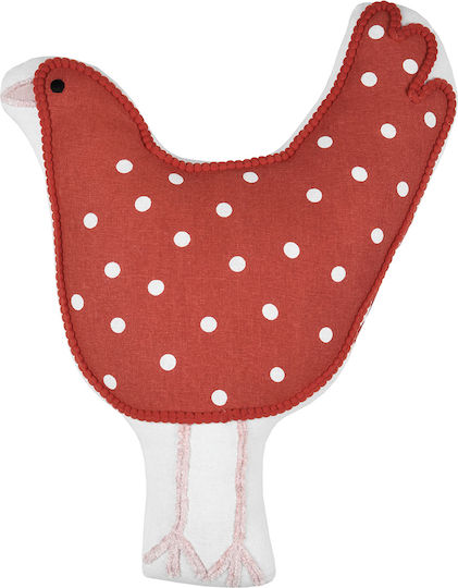 Kids Throw Pillow S-f Tom Red 40x32cm