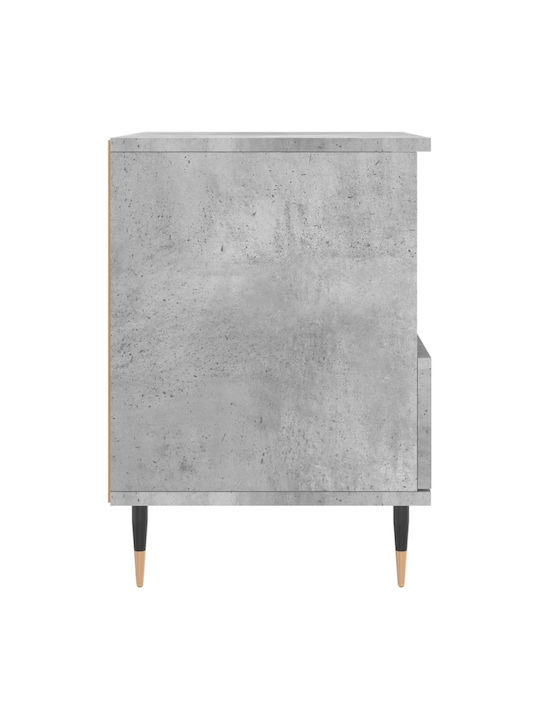Комод Дървен Сив бетон 40x35x50см