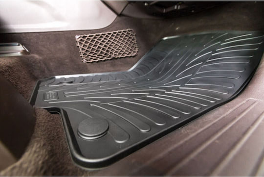 Gledring Set of Front and Rear Mats 4pcs Tray Type for Mercedes-Benz S 1998-2005 Black