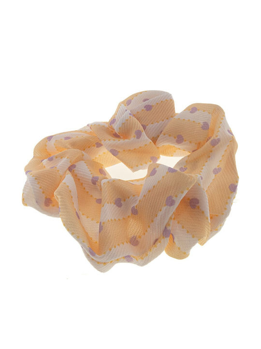 FantazyStores Παιδικό Λαστιχάκι Scrunchy Κίτρινο