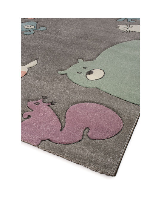 Viokarpet Yolo Детско килимче Сив 200x290см