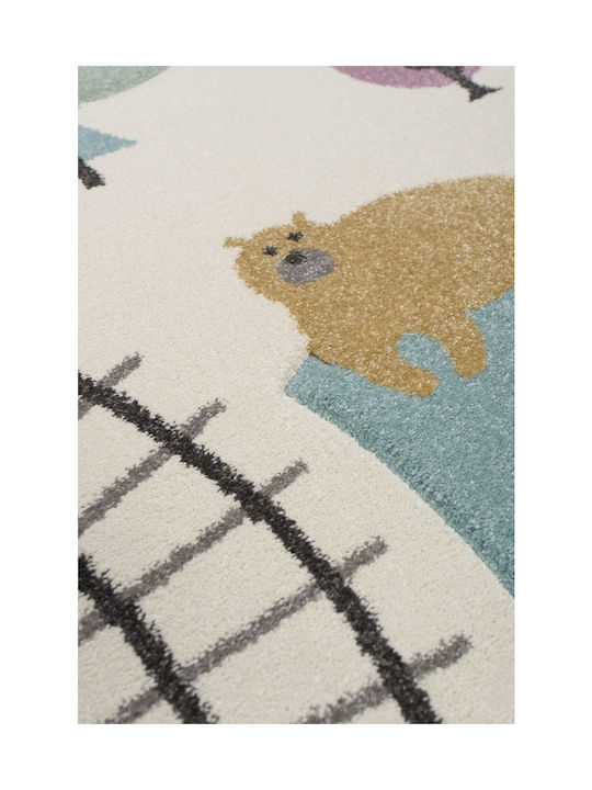 Viokarpet Yolo Детско килимче Бял 140x200см