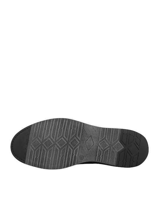 Piele Negru Ghete barbati